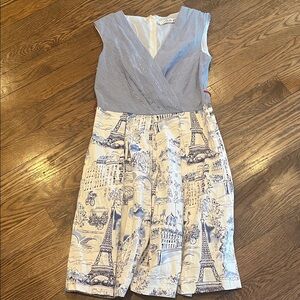 Cheers B 6 Charming Blue and White Kids Dress